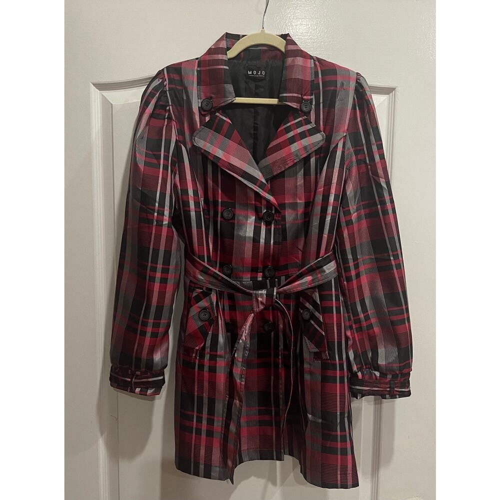 MOJO U.S.A.  Plaid Lightweight Jacket Coat Medium Vintage